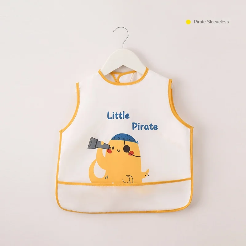 Baby Cover Spring and Summer Thin Breathable Waterproof Apron Children Protective Clothing Bib Reverse Dressing Eating Clothes