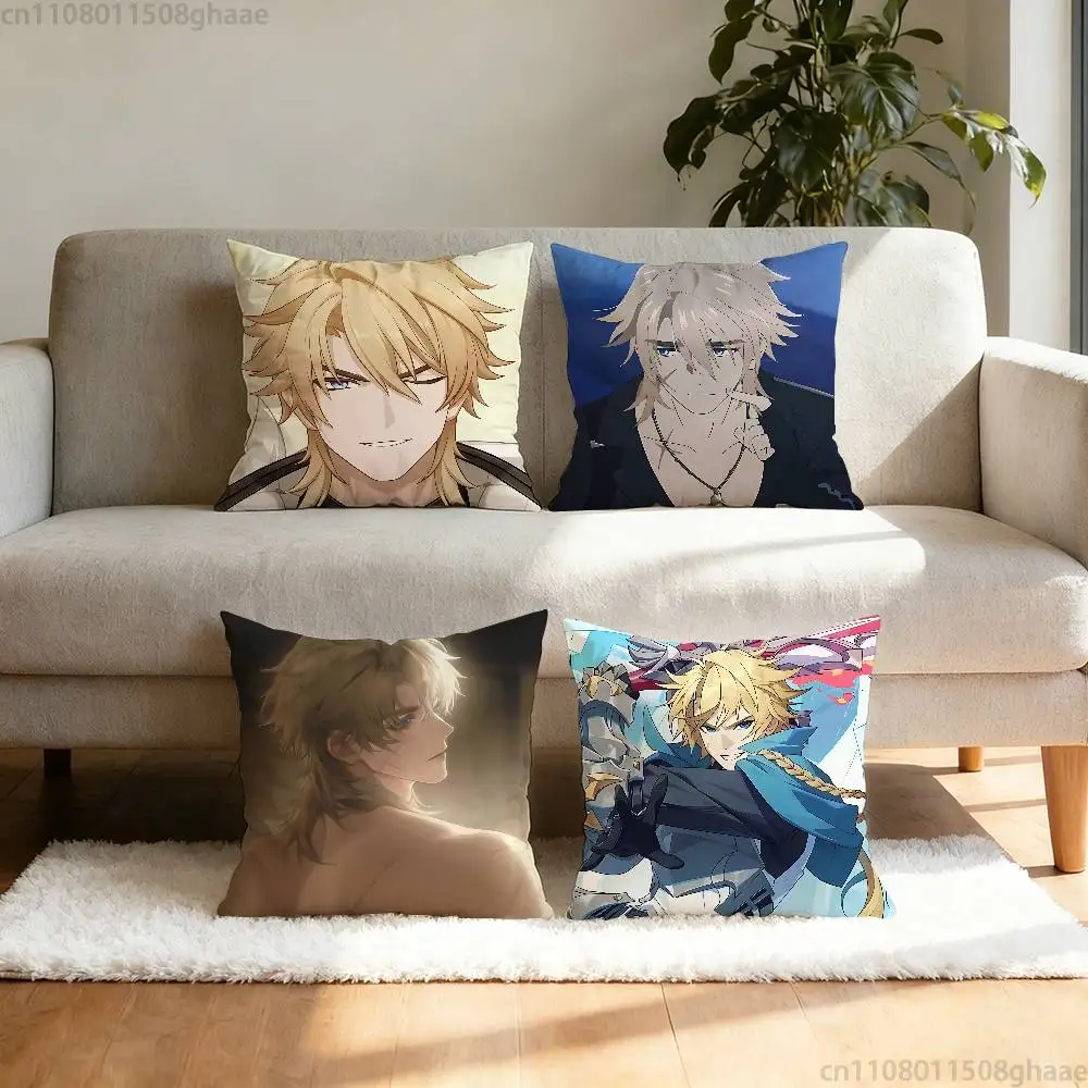 For Varka G-Genshin Impact pillow cover living room sofa cushion cover bedroom room bed pillow cover home decoration