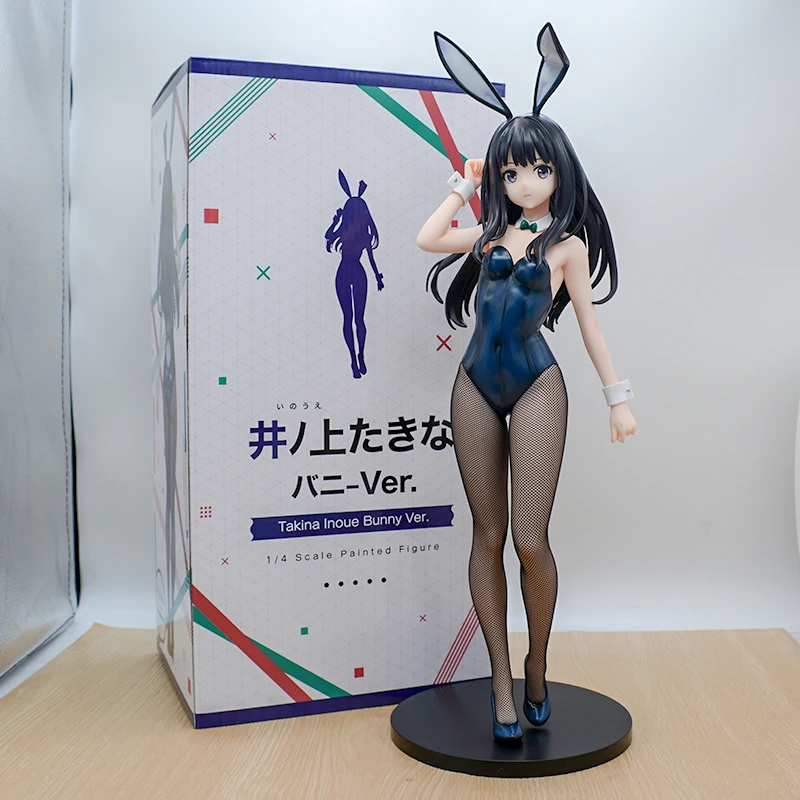 43 cm FREEing B-Style Lycoris Recoil Inoue Takina Bunny Girl Anime Figur Nishikigi Chisato Actionfigur Modell Puppe Spielzeug Geschenke