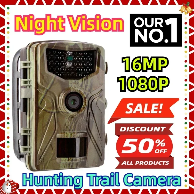 

HC804A Wildlife Infrared Night Vision Wild Cameras Photo Traps Tracking Surveillance 16MP 1080P Hunting Trail Camera