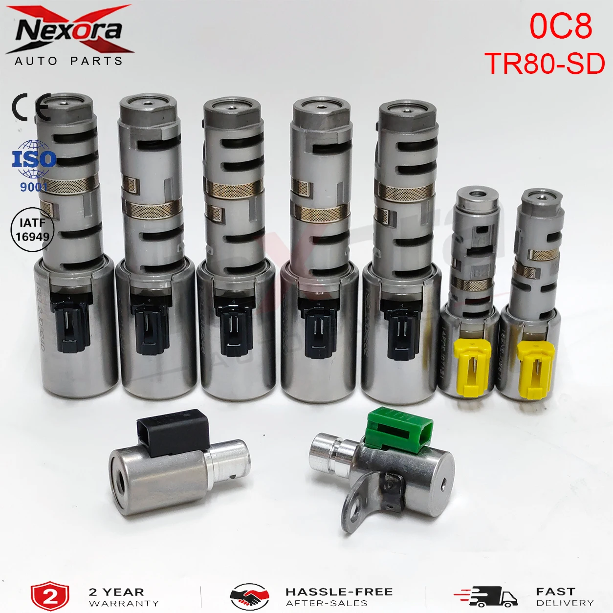 New 0C8 TR80SD 8-Speed Automatic Transmission Solenoid Valve 0C8325039 For Audi Q7 TDI VW Touareg Porsche Cayenne 2010‑2015