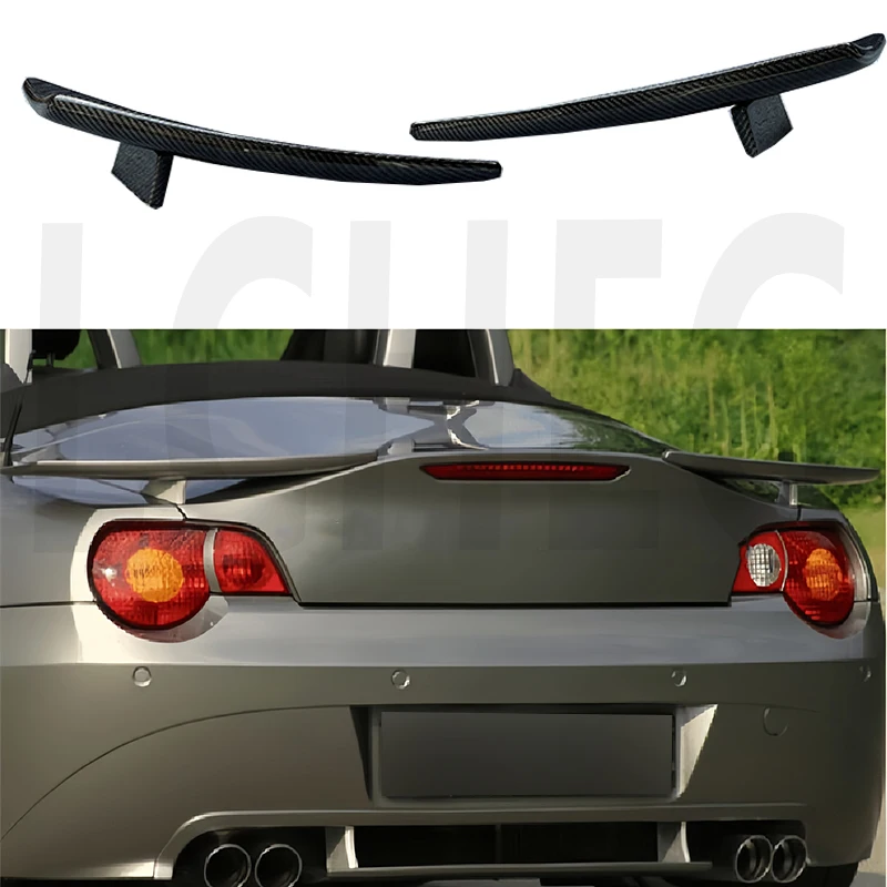 For BMW Z4 E85 100% Real Carbon Fiber Highquality Rear Spoiler Trunk Lid Diffuser GT JDM Harman Styl  2006 2007 2008