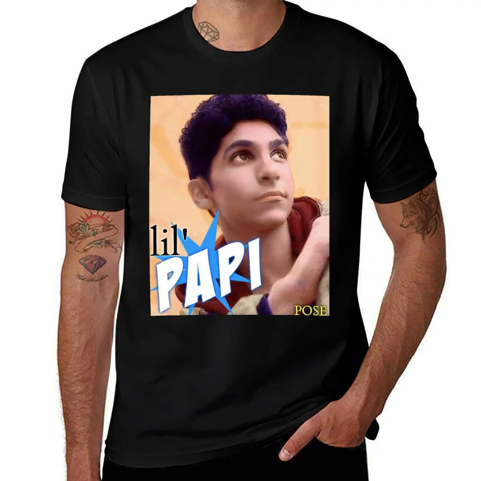 lil papi pose T-Shirt Plus Size All Match Tee Shirt T-Shirt