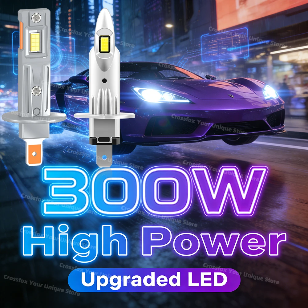 2x LED H7 H4 H1 H11 9005 9006 HB3 HB4 Auto Scheinwerfer Lampen 60000LM Mini Drahtlose Lampe + 800% helle Scheinwerfer Auto Scheinwerfer 12V