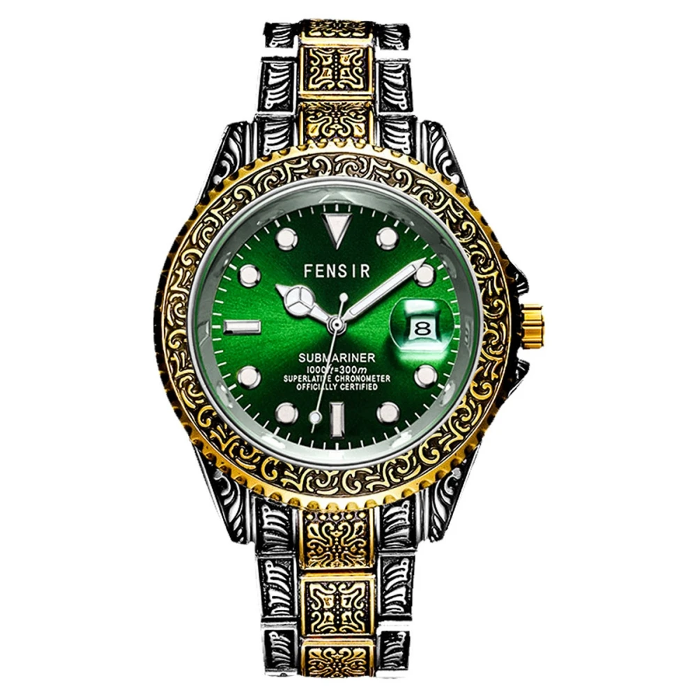 

Кварцевые часы знаменитостей в одном стиле для мужчин, вращающийся безель, светящиеся водонепроницаемые мужские модные простые часы, подарок, relogio masculino