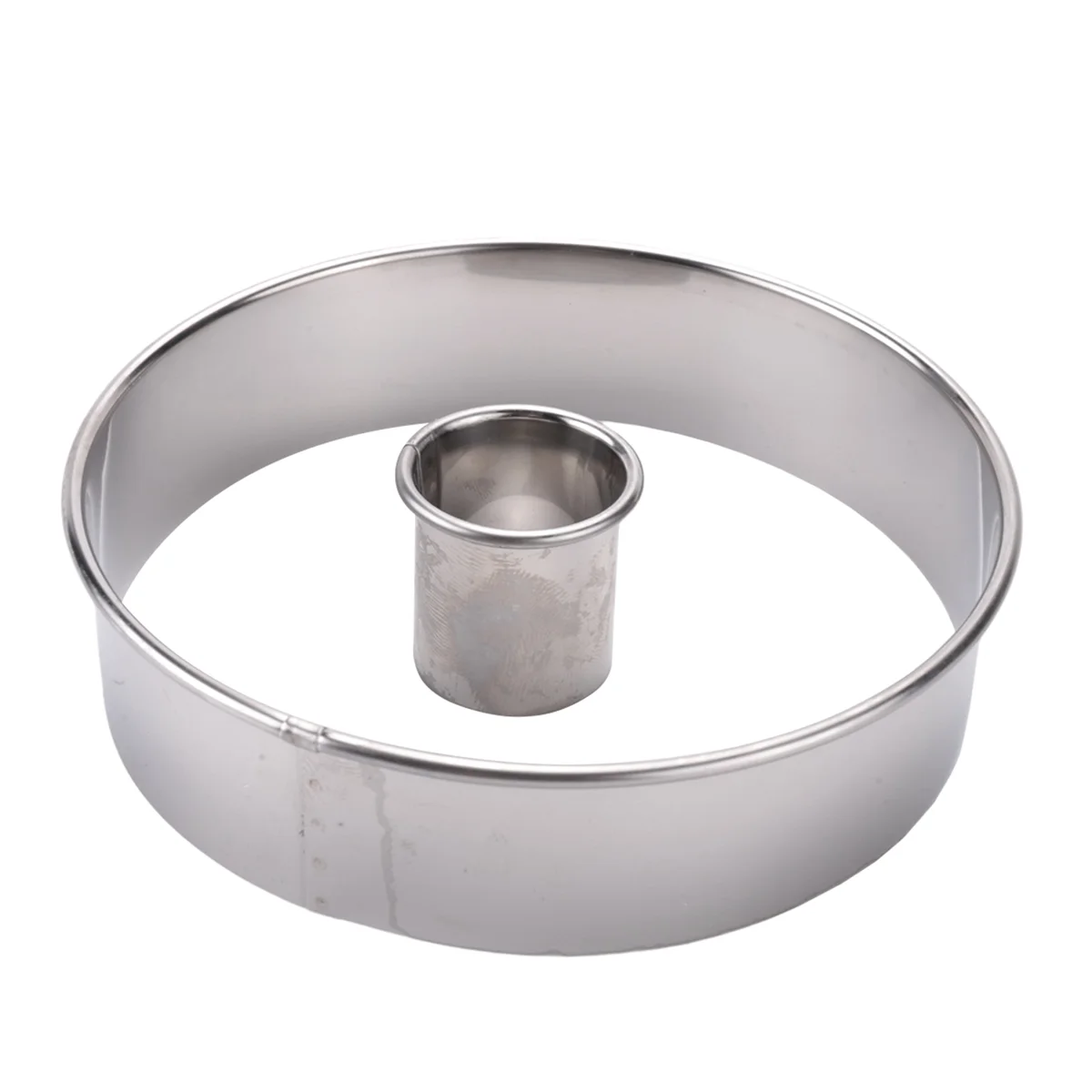 Cookie Biscuit Cutter Set, Round Stainless Steel Pastry Rings 12 Pieces with Round Box for Donut Pastries Fondant Cake