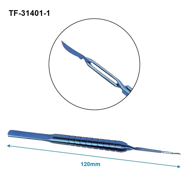 Two Type Choices Nucleus Crushing Tweezers Forceps Titanium/Stainless Steel Ophthalmic Eye Instrument