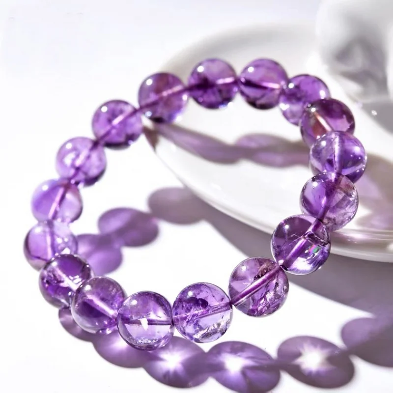 Ore Assestray 12mm Asseth Stone PurpleBracelet for Men and Women