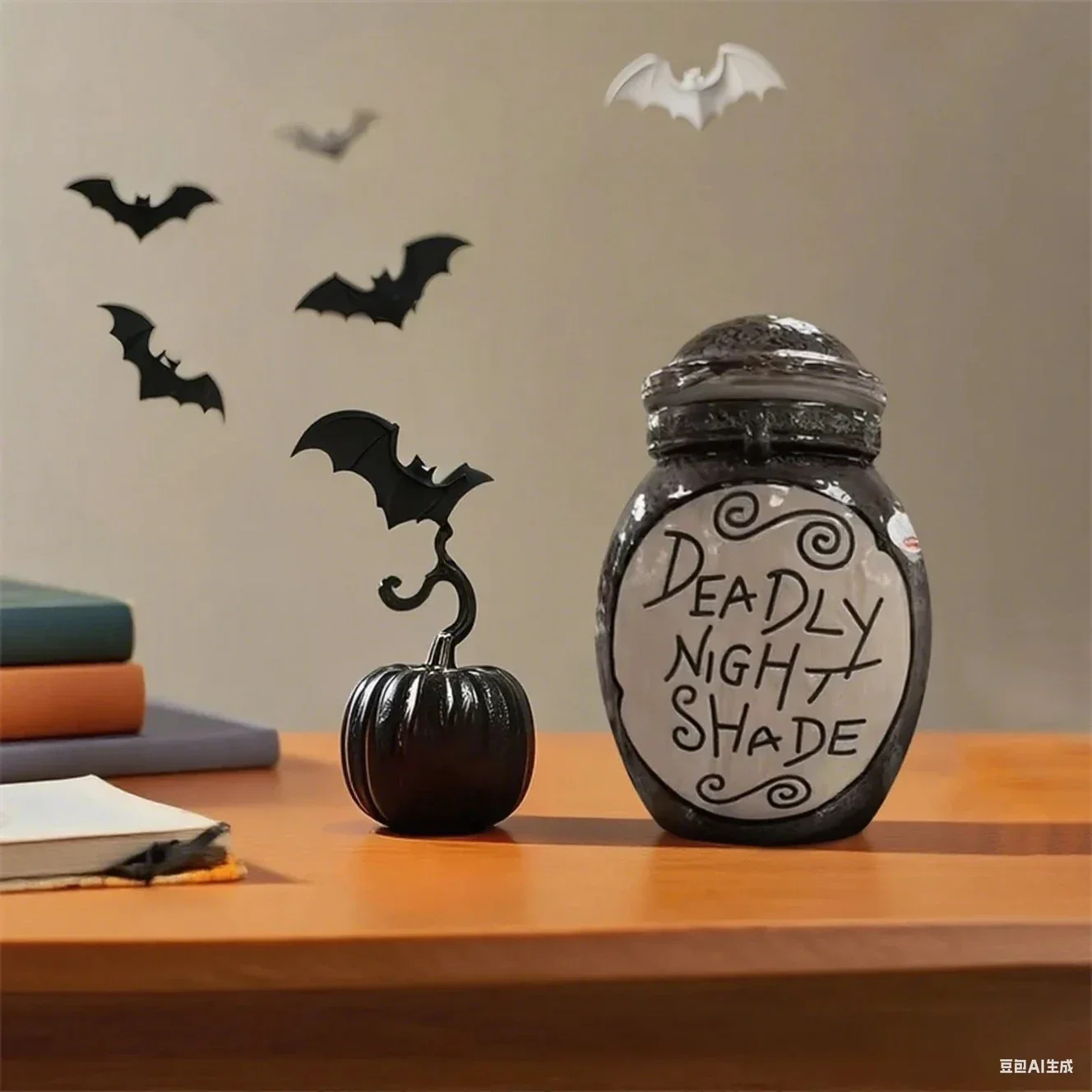 Creative New Resin Craft Magic Potion Jar Halloween Decoration Party Scene Desktop Ornament