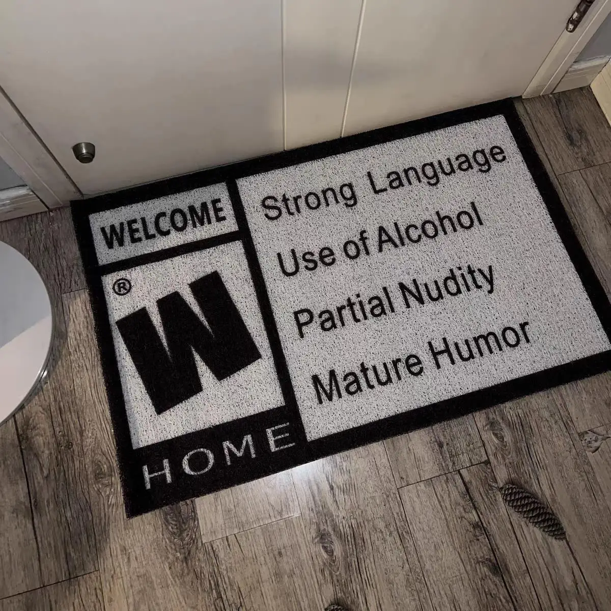 1 pcs Interesting Phrase Door Mat Is Non Slip Suitable Both Indoor Outdoor Entrances Floor Mat