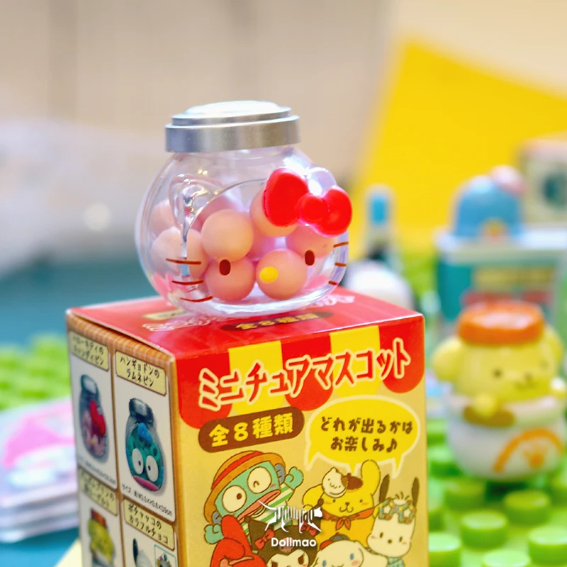 

Sanrios Cinnamorolls Candy Shop Snacks Style Toys Kuromis Hantons Action Figures Miniature Decoration Cartoon Desktop Decoration