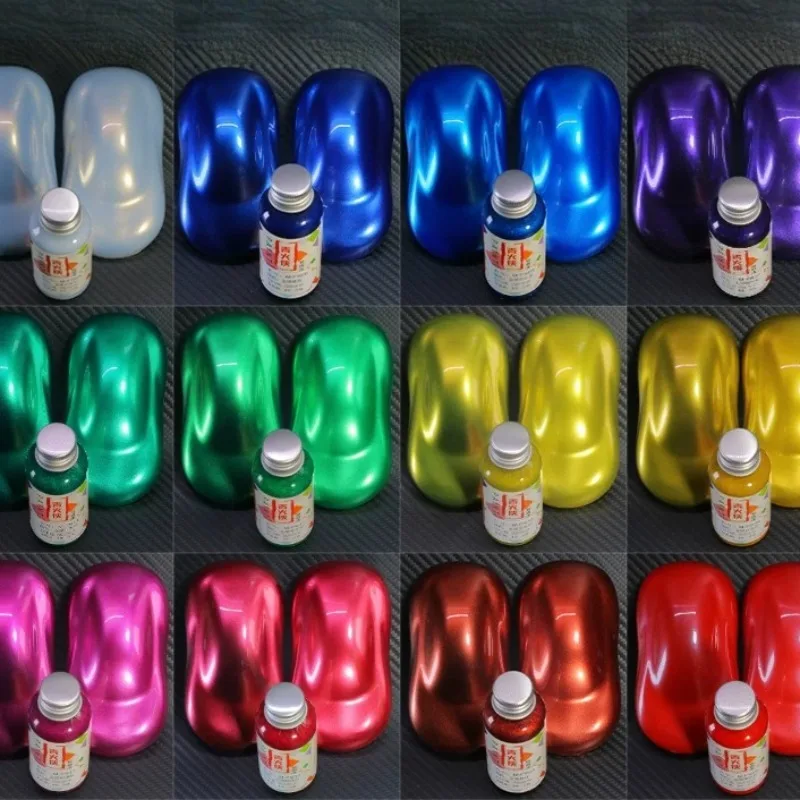 50ml Nitro Oil Based Pre Mixing No Need Dilution Metal Paint Handmade Plastic Panel Parts Mechanical Model Change Color Paint