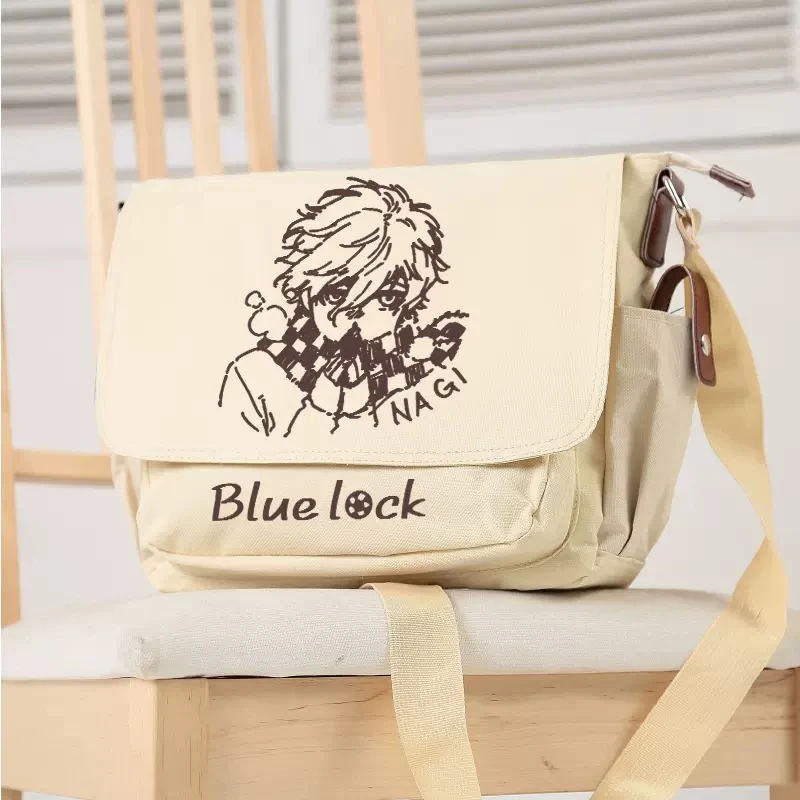 

Anime BLUE LOCK Nagi Seishiro Fashion Canvas bag Unisex Shoulder bag Cosplay Student Messenger bag Itabag Shopping bag