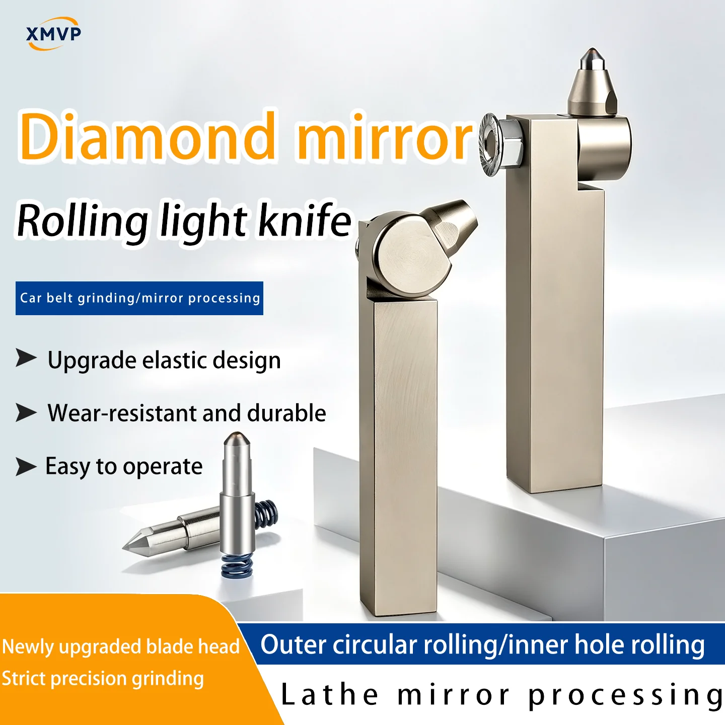 Upgraded Burnish Tools Mirror Surface Burnish Lathe Rolling Cutter Steering lever  natural Level of jewelry diamond R1.0 R1.5