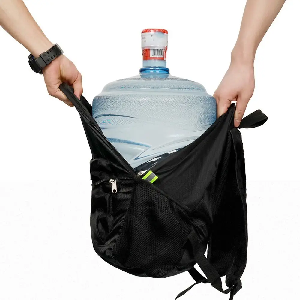 

Lightweight Waterproof Camping Backpack Letter Laptop Backpacks Women Shoulder Bags Men Climbing Backpack Foldable Backpack