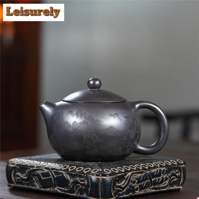 theieres-creatives-en-argile-violette-yfete-ing-pot-xishi-fait-a-la-main-pierre-de-minerai-brut-bouilloire-de-trempage-de-the-de-boue-jaune-service-a-the-chinois-zisha-400ml