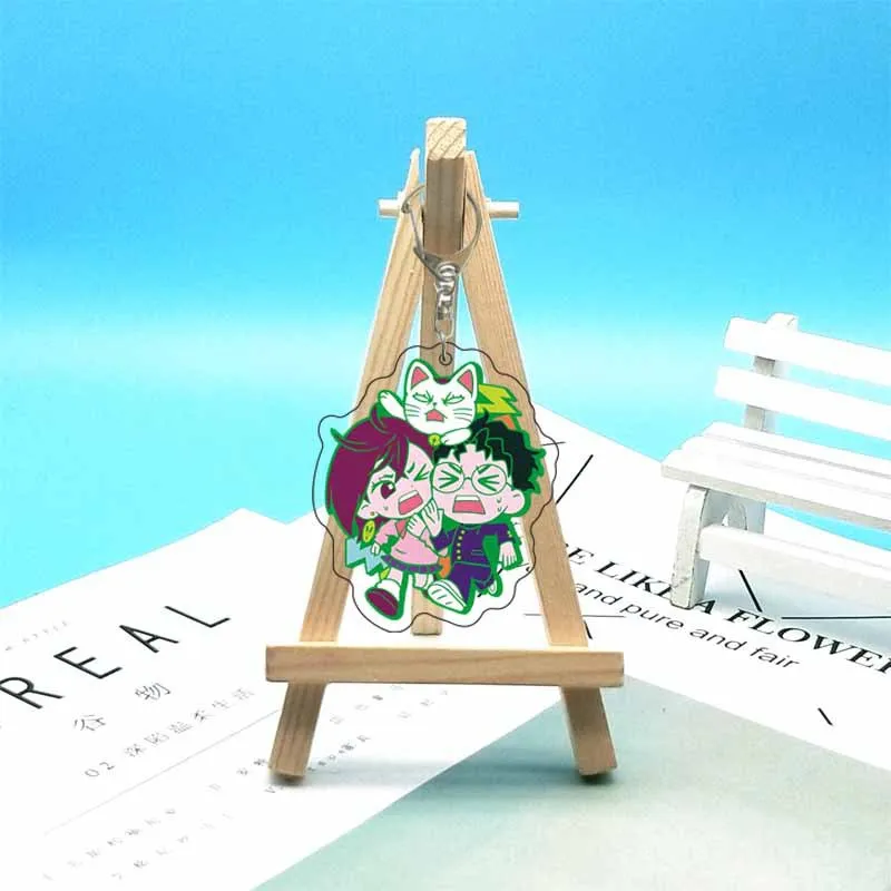 Anime Dandadan Momo Acrylic Keychain Back To School Anime Keychain On The Phone 1 Dollar Items Friends Christmas Gifts