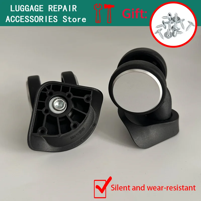 Universal wheel suitcase, suitcase replacement wheels, suitcase password wheels, suitcase wheels are silent and wear-resistant