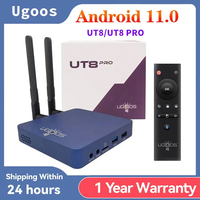 UGOOS UT8 PRO TV BOX Android 11.0 DDR4 8GB RAM 64GB ROM RK3568 WiFi6 Media Player BT Voice Remote UT8 4G 32G Set Top Box