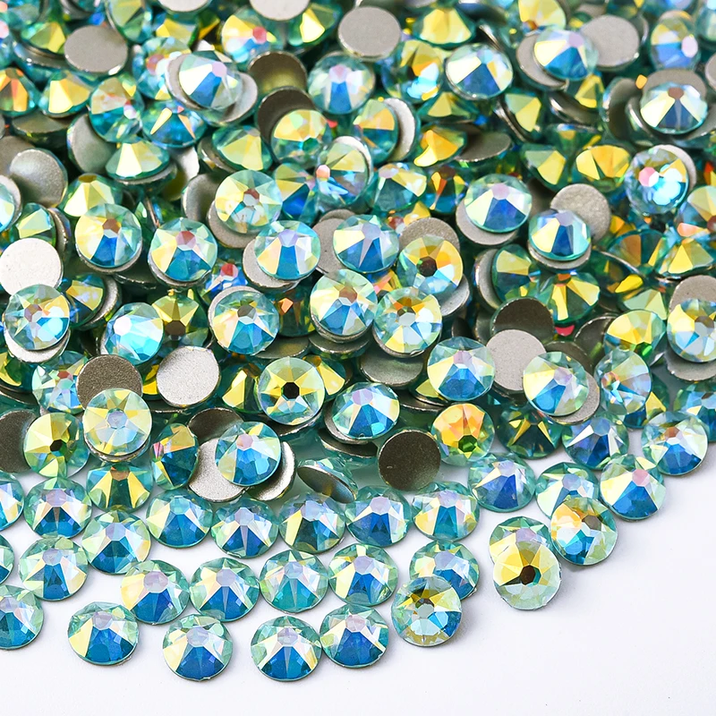 Billow Großhandel 2088 Glitzer-Saphirglas, 16 Schnitte, nicht Hotfix-Strasssteine, zum Aufkleben, für DIY-Nagelkunst-Dekorationen – Detail 16