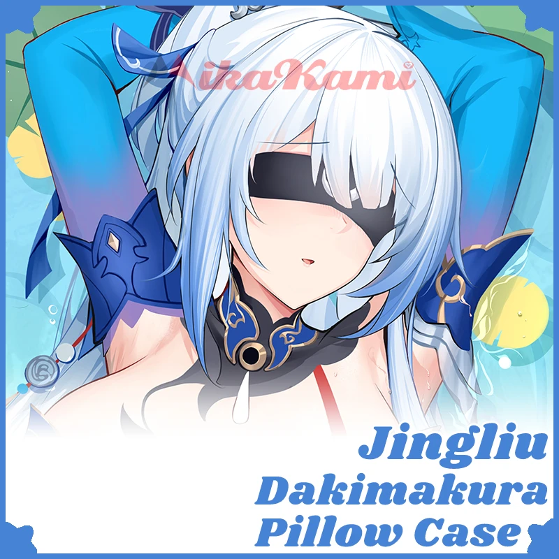 

Jingliu Dakimakura Honkai Star Rail Game Sexy Pillow Case Hugging Cushion Cover Full Body Pillowcase Home Bedding Decor Gift