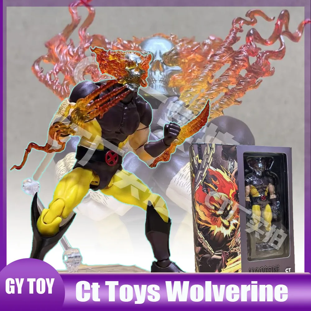 Ct Toys Wolverine Hellverine Figure Hot Mafex 096 138 X-Men Figure Action Figure Collection Model Statue Customized Toy Gift