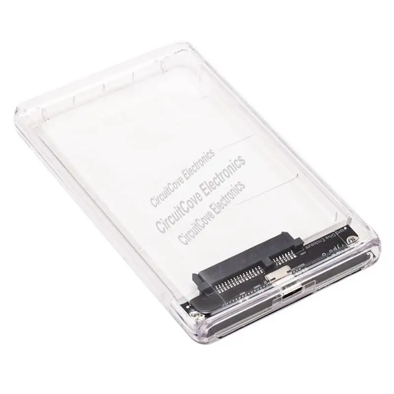 

USB3.0/Type-C HDD Enclosure Of 2.5 Inch Hard Disk Case SSD SATA3 To USB 3.0 Transparent HDD Box USB C HDD Case 5Gbps-A09I