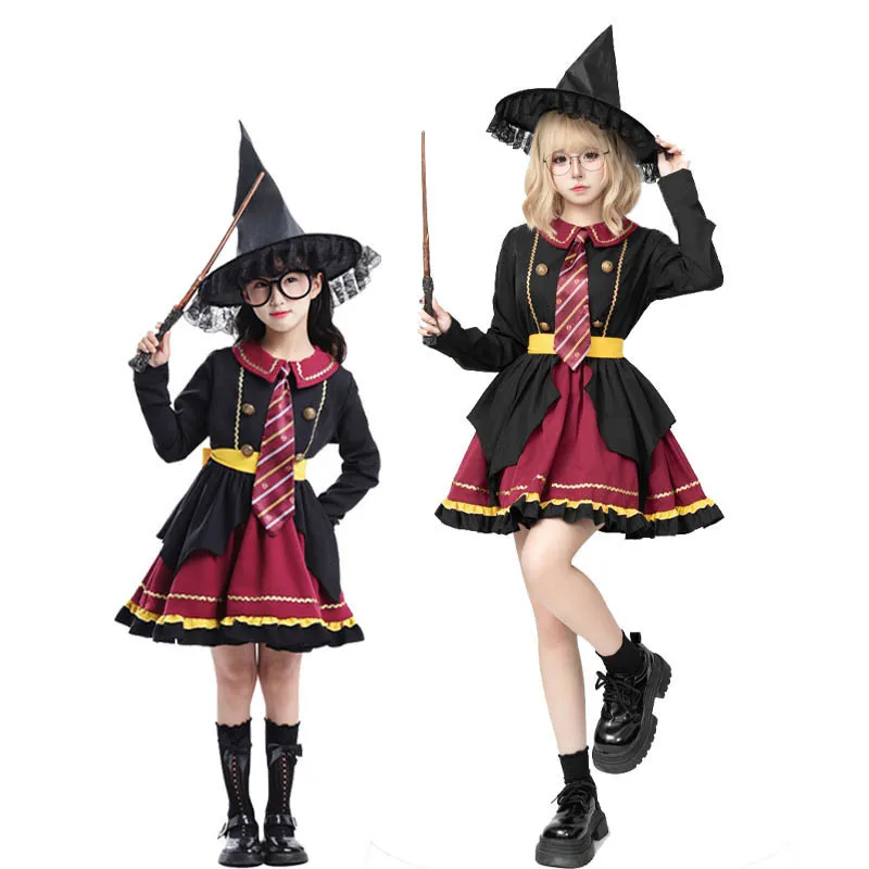 

Girls Lolita Princess Dress Movie Magician Role Play Christmas Halloween Carnival Party Birthday Dress Stage Role Play Costume