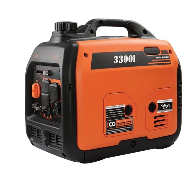 3500-Watt Ultralight Portable Dual Fuel Inverter Generator Silent Genset Type