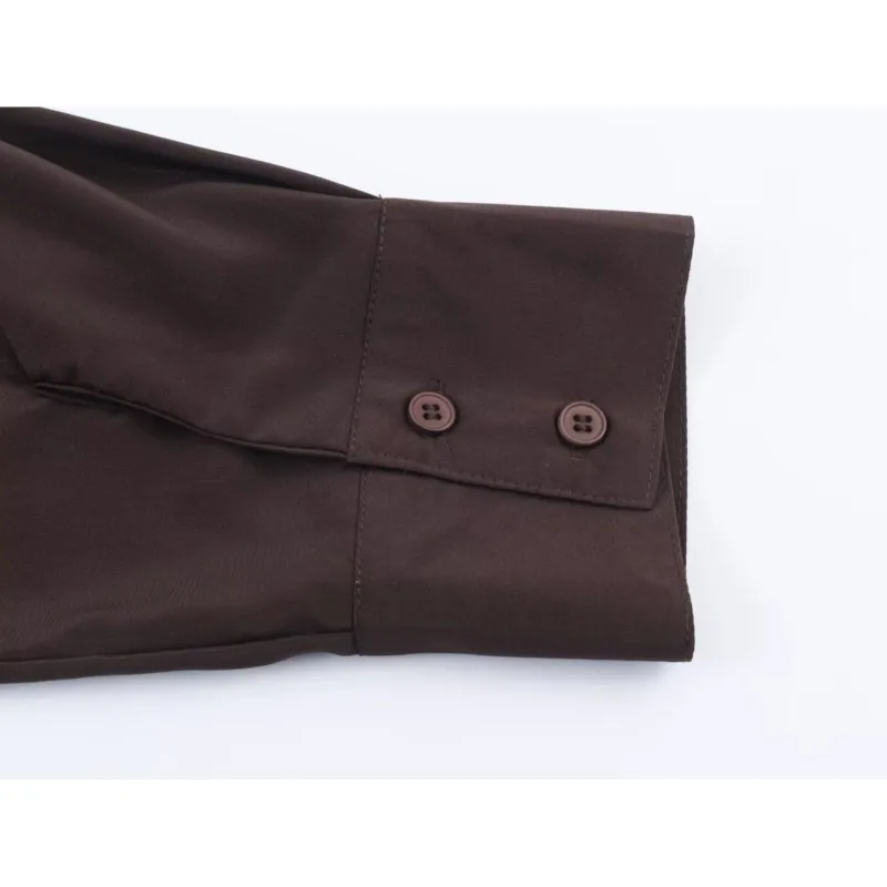 HipSeam Camicia da donna con collo arricciato Primavera Estate Manica lunga Casual Orlo dritto Camicia e camicette da donna Top chic femminili