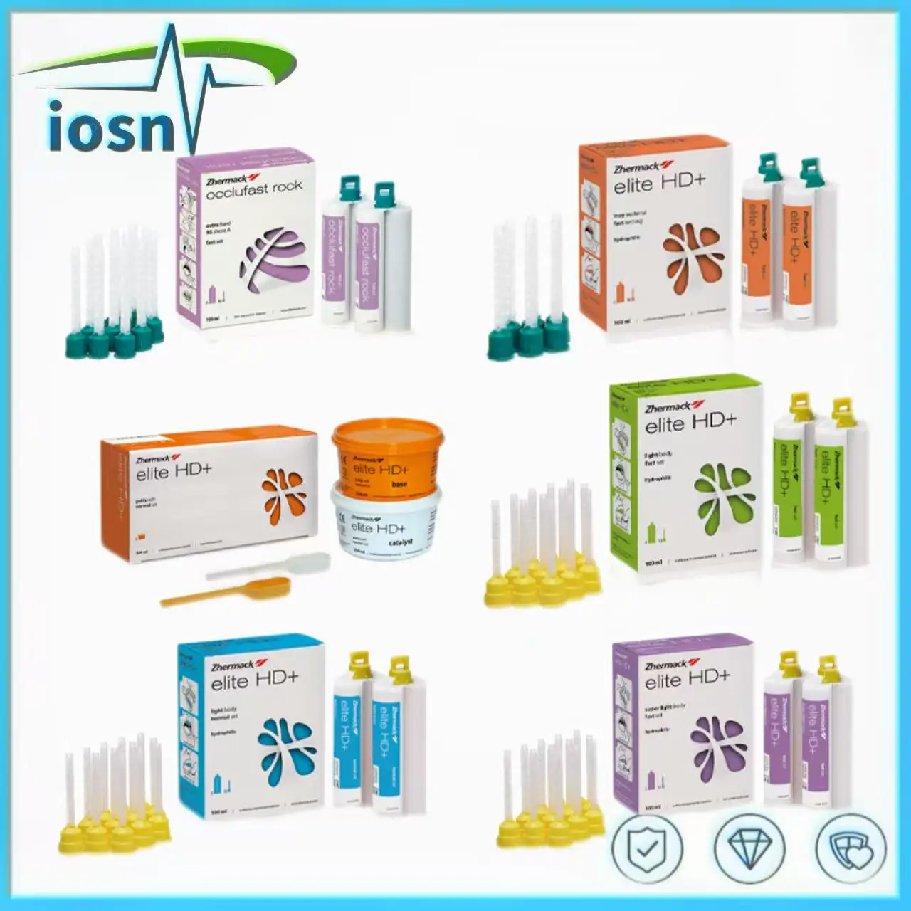 Zhermack Стоматологический оттискный материал Силиконовый гидрофильный альгинат для литья зубов Материалы для литья Системы Регистрация укусов