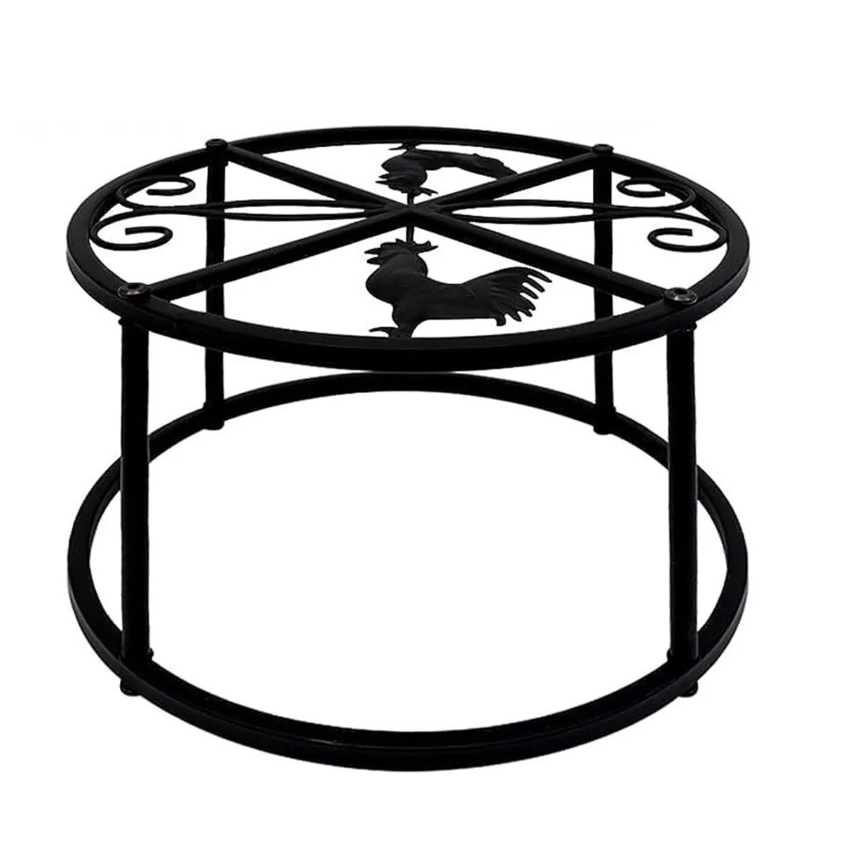 Metal Stand for Chicken Feeder Waterer Feeder Stand Holder with 4 Legs Rustproof Iron Chicken Waterer Buckets Stand