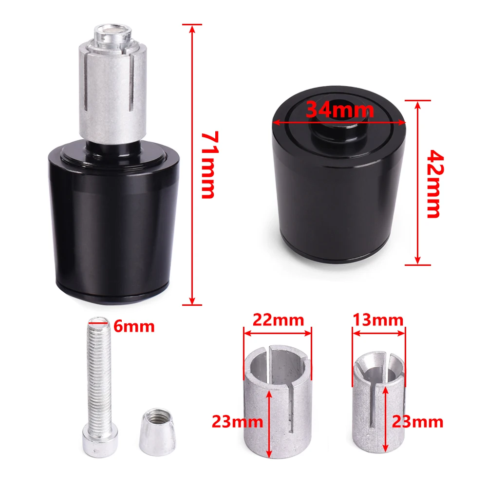 Для Suzuki GSR 750 600 400 GSX-R GSXR 125 150 250 600 750 1000 ручки руля мотоцикла, торцевая заглушка