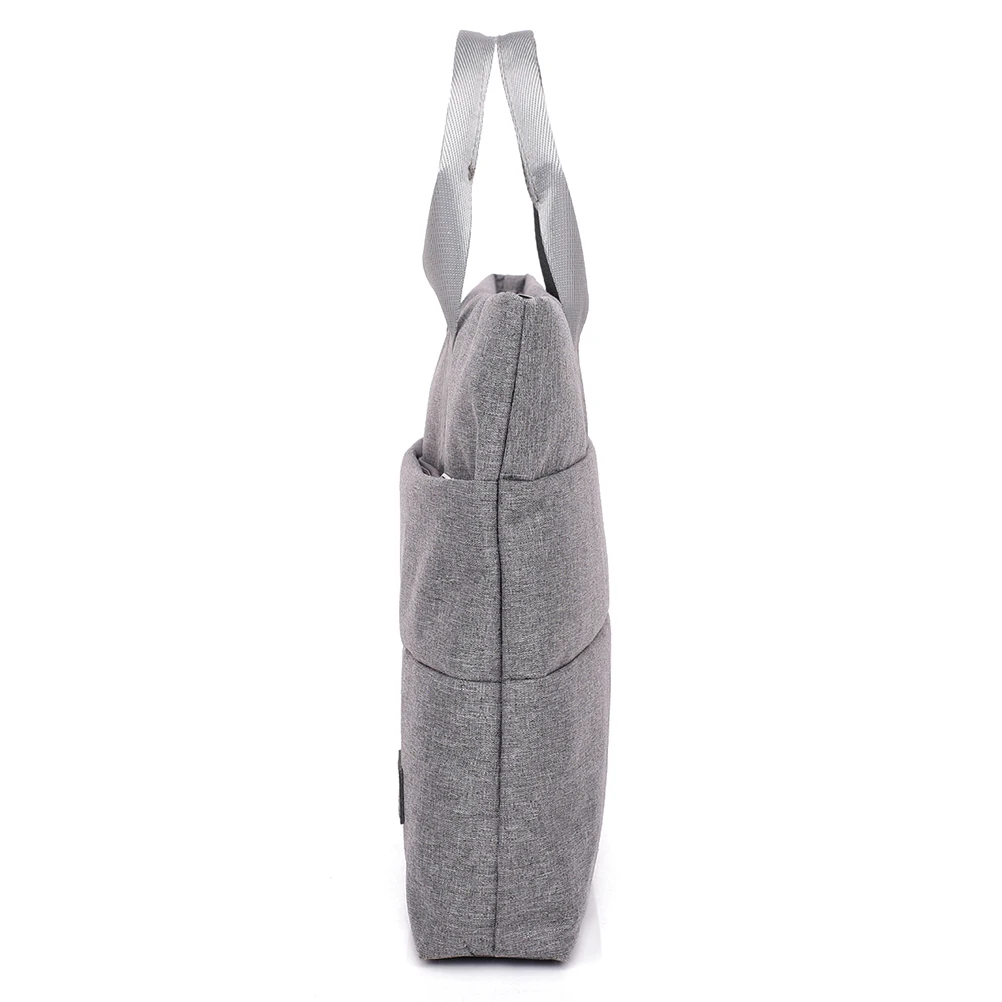 

OxfordCloth LaptopBag Briefcase UltraThinCasual WearResistant PortableStorage WomenGirls Grey TravelDailyUse ComputerBagForWomen