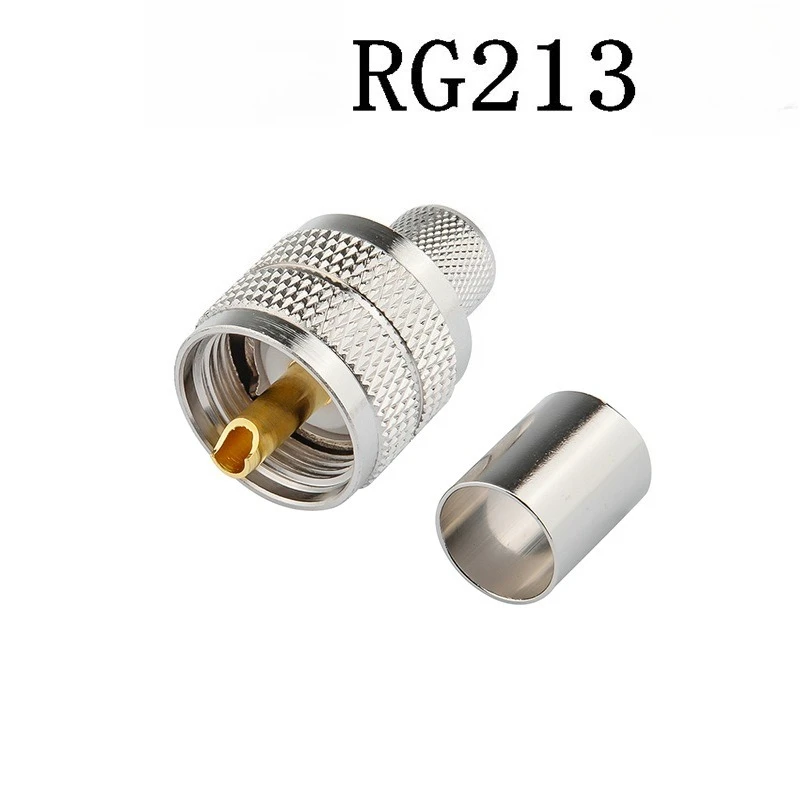 

RF coaxial connector PL259 UHF male internal thread connection RG8 LMR400 RG213 7D-FB feeder