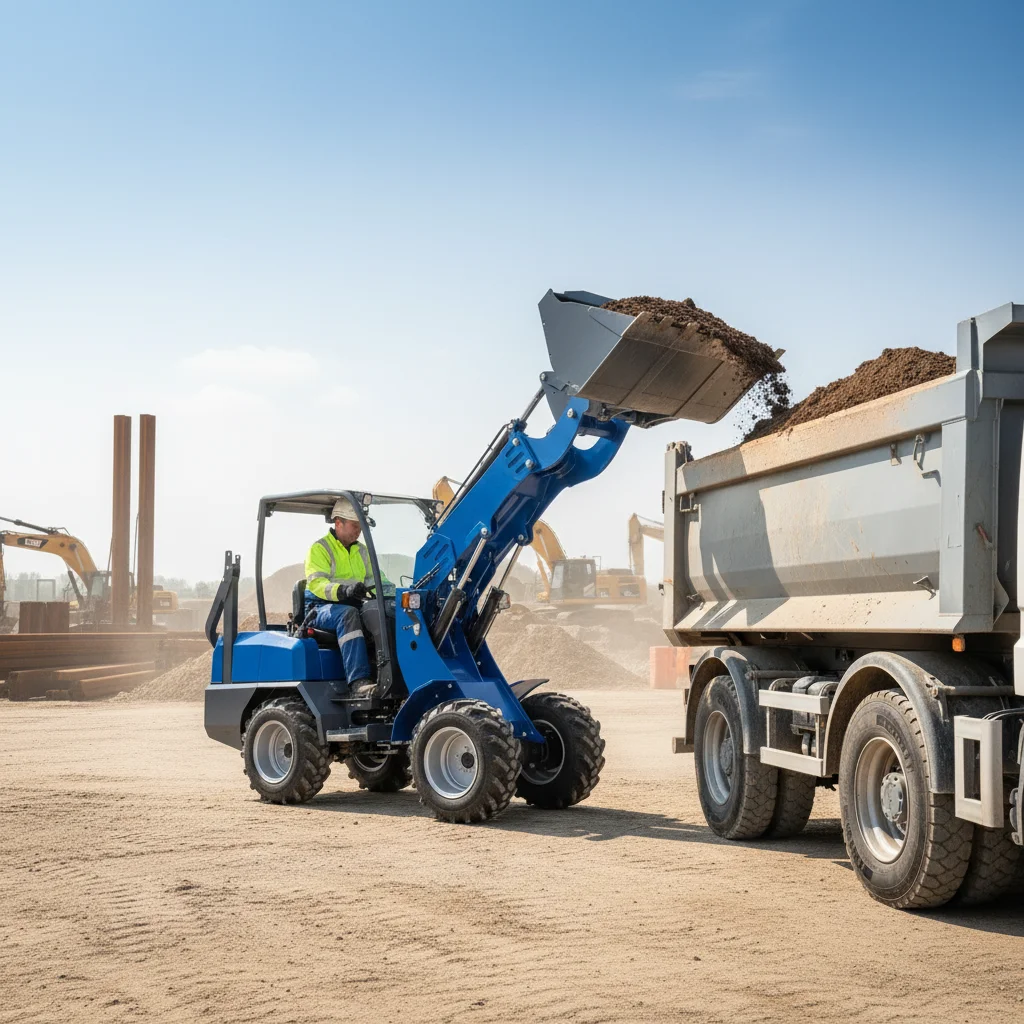

Hydraulic Telescopic Arm Loader Diesel Engine Flexible Operation in Narrow Space 1-5 Ton Load Capacity for Construction Site