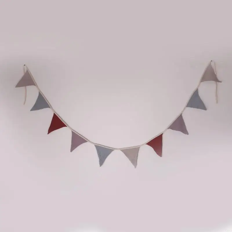 

Y88D Baby Photography Props Flags Math Photoshooting Cotton Banners новорожденный фотостудио фоновые аксессуары фото