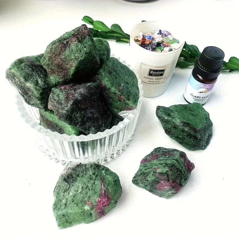 Natural Large Size Ruby Zoisite Healing Crystal And Gem Raw Stones Healing Crystals - Perfect Meditation Gift For Reiki