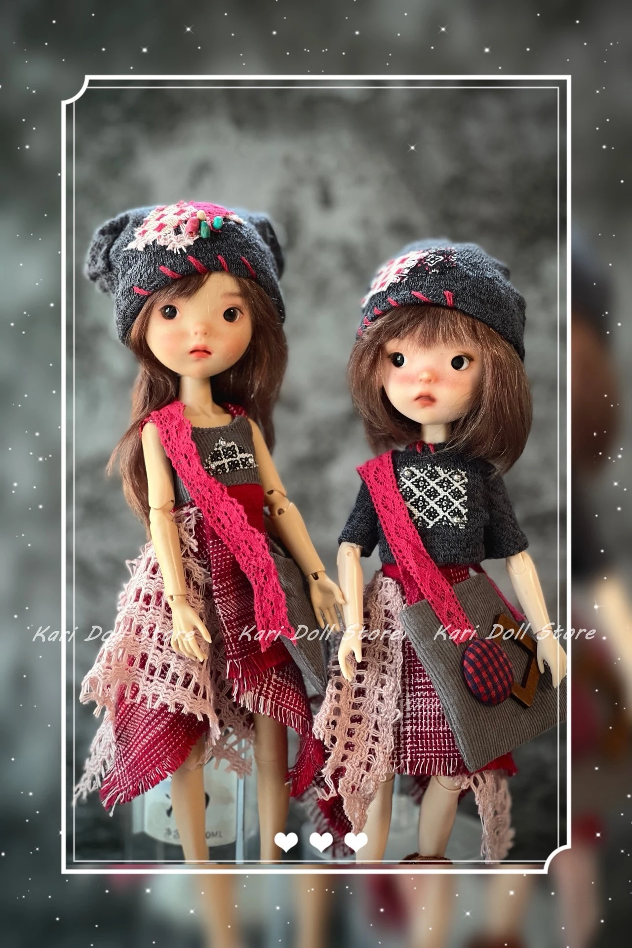 

Kari Doll Clothes and skirts 2025 Little Cloth Blue Doudou Sisters Set for Landazz Landoudou Doll