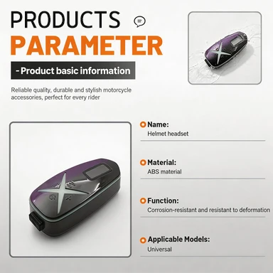 K16 2X Bluetooth 6.0 Motorcycle Helmet Headset, Waterproof, Wireless Hands‑Free Call,  Built‑in FM Radio ，Music Player,
