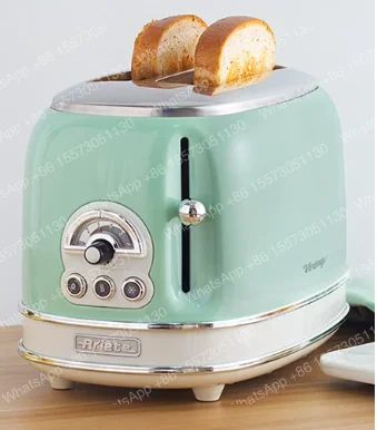 Tostadora Multifuncional Delonghi Delong Ariete para el Hogar, Máquina para Desayunos, Tostadora de Pan