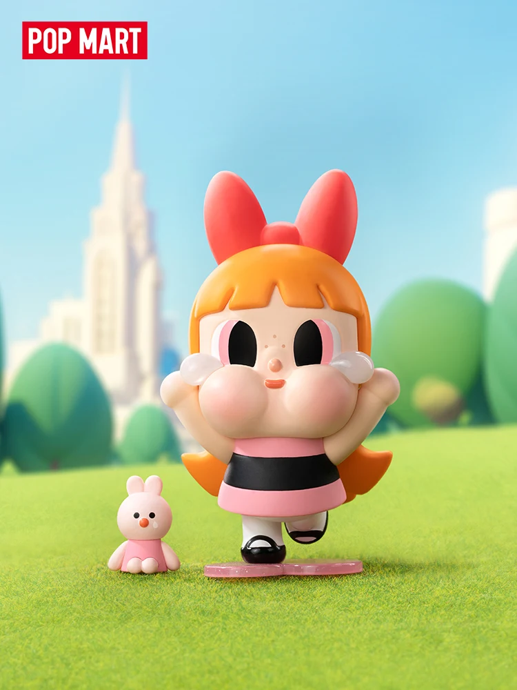 POP MART CRYBABY X Powerpuff Girls Series Mystery Box by Molly 1PC/12PCS POPMART Blind Box Figurka akcji Śliczna zabawka Prezent urodzinowy — 2
