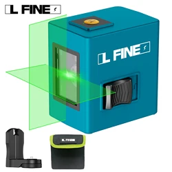 Lfine 2-liniowa profesjonalna poziomica laserowa automatyczna 360° ° Samopoziomujące, poziome i pionowe narzędzia laserowe Nivel Cross Green Line