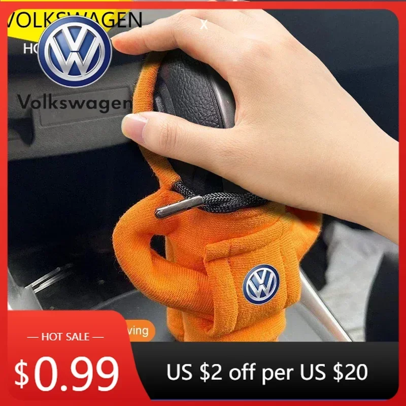 

For VOLKSWAGEN VW 2025 For VW POLO Gear Shift Hoodie Cover Shift Cover Gear Handle Decoration For Volkswagen Tiguan Golf-4 5 6 7