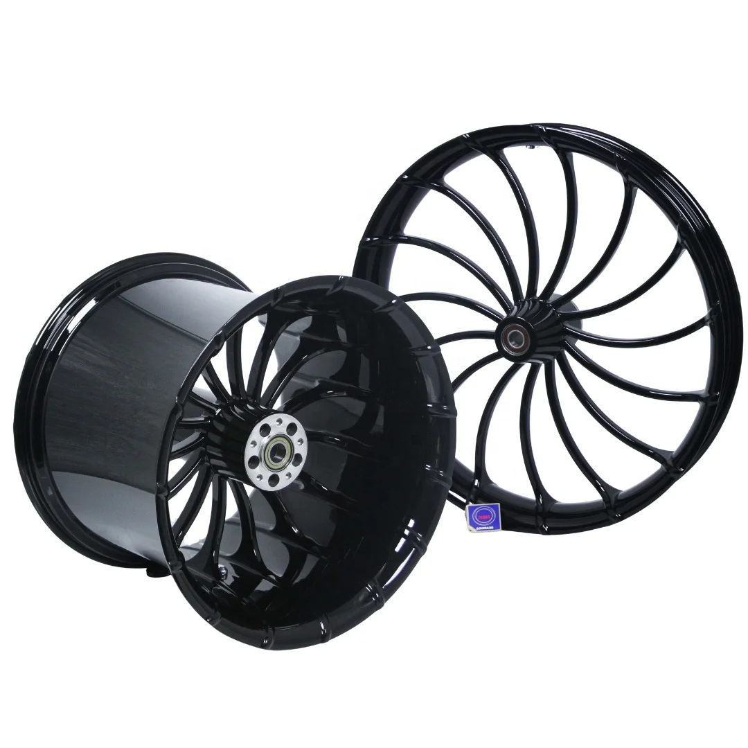 Custom 18*8.0  Black Forged Motorcycle Wheel for Harley v Rod VRSC / VRSCA / VRSCD