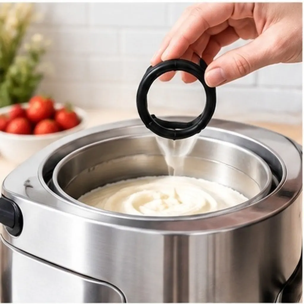 3Pcs Universal Silicone Sealing Rings for Ice Cream Machines Replacement Seal Ring Kit Prevent Leaks Maintain Flavor Easy