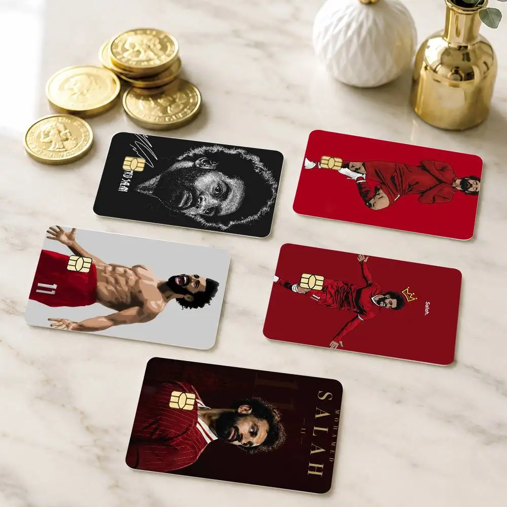 B-Basketball star Mohamed Salah Credit Card HD Stickers Small Chip Waterproof Sticker Game Card Decal
