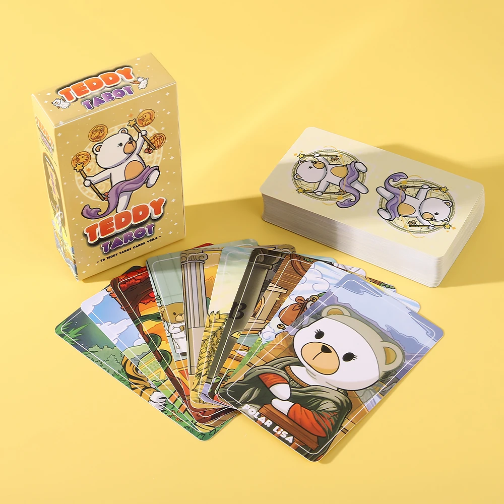 

Фэнтезийные карты Таро-78, загадочный и мечтательный ночной клуб, мультяшные карты Таро для начинающих гадания