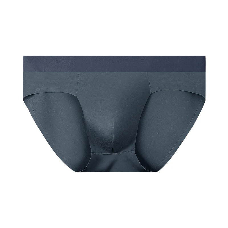 

3PC men's underwear, men's Modal seamless shorts, slim and sexy, summer thin triangle pants with a slit, comfortable and