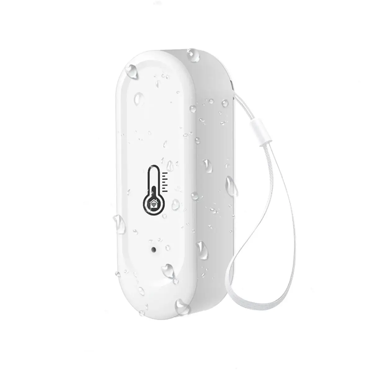 Fits for WIFI Temperature and Humidity Sensor Outdoor Waterproof Tuya APP Hygrometer Thermometer Sensor White